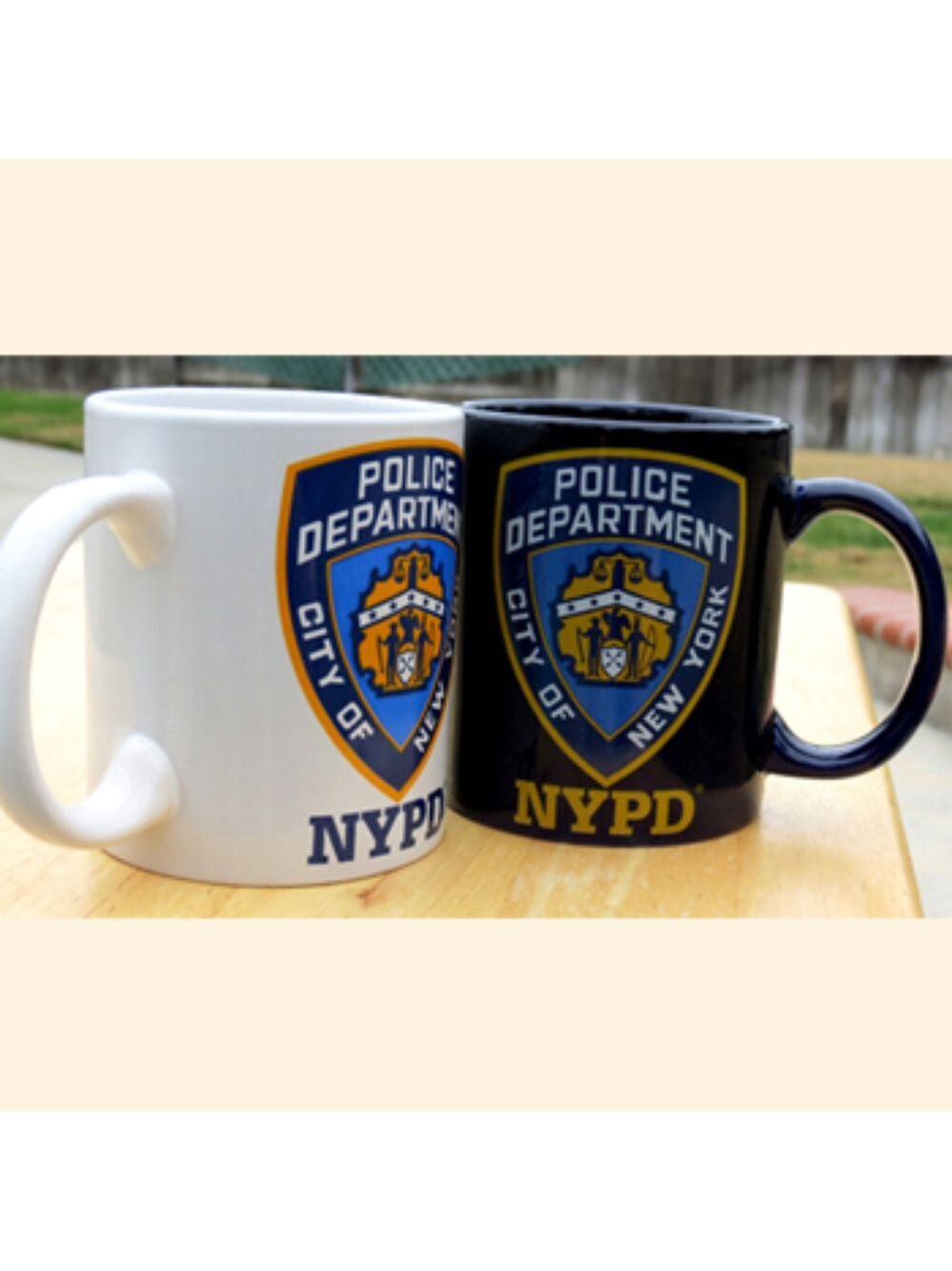Set of 2 NYPD shield coffee mugs - Picture 8 of 8